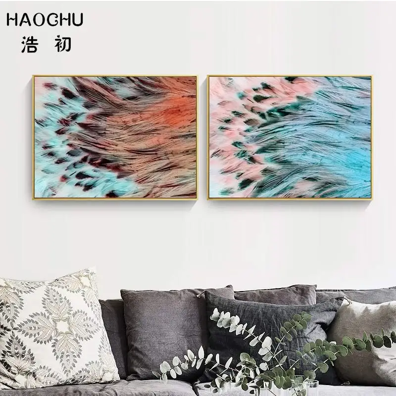 Абстрактные настенные плакаты от бренда HAOCHU холсты для рисования картины книги