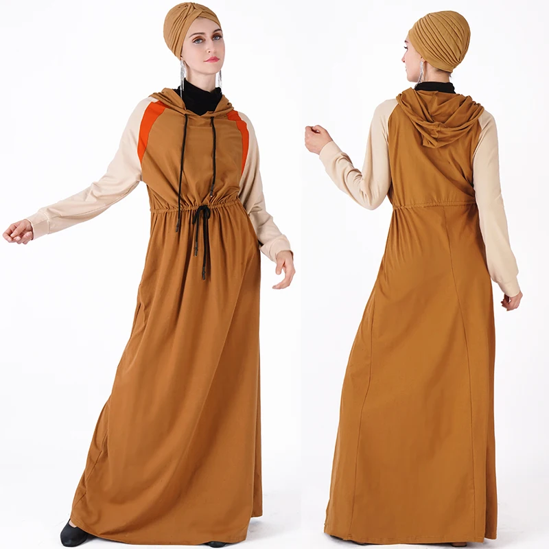 Весенний спортивный кафтан абайя Дубайский хиджаб мусульманское платье Турция джилбаб кафтан Рамадан Абая для женщин Elbise турецкая исламская одежда