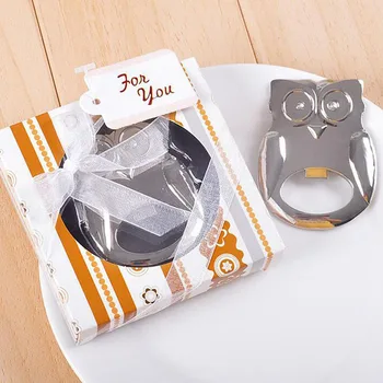 

500pcs/Lot+"Owl" Be Seeing You" Stainless-Steel Owl Bottle Opener Wedding&Bridal Shower Favors Party Souvenir+FREE SHIPPING