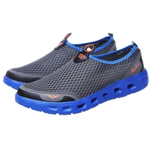 Для мужчин Для женщин Быстросохнущие кроссовки на открытом воздухе пляжная обувь Легкий Быстросохнущий верхней части болотных водонепроницаемая обувь кроссовки Любители обуви размера плюс; большие размеры 35-48