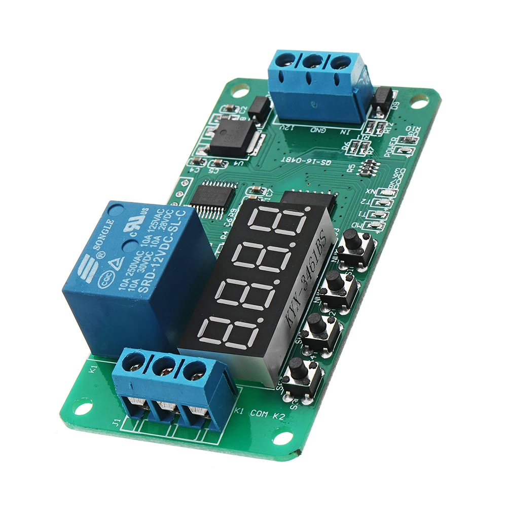 

NEW DC 12V CE030 Multifunction Self-lock Relay PLC Cycle Delay Timer Control Module