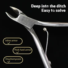 Nail Cuticle Nipper Clipper Silver Scissor Plier Dead Skin Remover Manicure Nail Art Tool