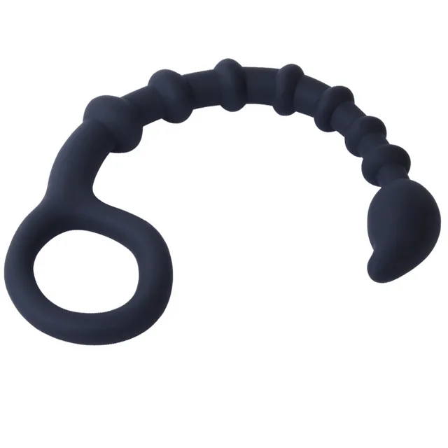Nuevo 420mm largo anal juguetes negro silicona anal prostata prostata anal masaje 8 beads juguetes sexuales para hombres juguetes eróticos butt plug anal 5b6ed9 Nuevo 420mm largo anal juguetes negro silicona anal prostata prostata anal masaje 8 beads juguetes sexuales para hombres juguetes eróticos butt plug anal 5b6ed9