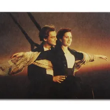 Titanic Rose Jack Vintage Kraft Paper Classic Movie Poster Home Art Magazines Cafe Bar Decoration Retro Posters and Prints