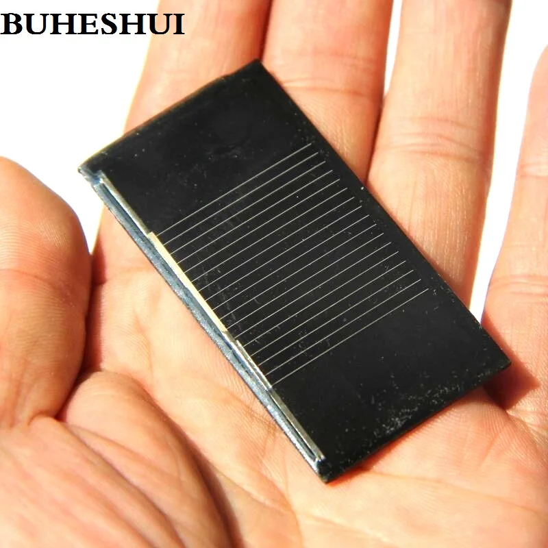 Buheshui мини 0.15 Вт 0.5 В Панели солнечные солнечных батарей DIY эксперимент Солнечный moudle образование Наборы 30*60 мм смола 5 шт/ партия, бесплатная
