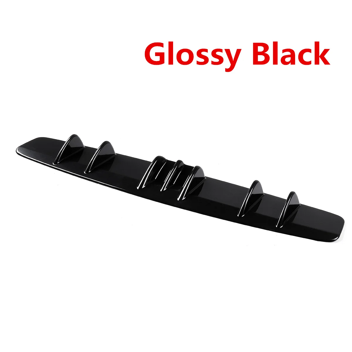 Shark Fin Style 84cm Universal Car Rear Bumper Lip Diffuser Bumper Spoiler Protector Lip Diffuser For Audi For Benz For Subaru