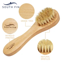 Южно-плавник с натуральной травой, щетина для волос, очищающая Массажная щетка чистящий инструмент