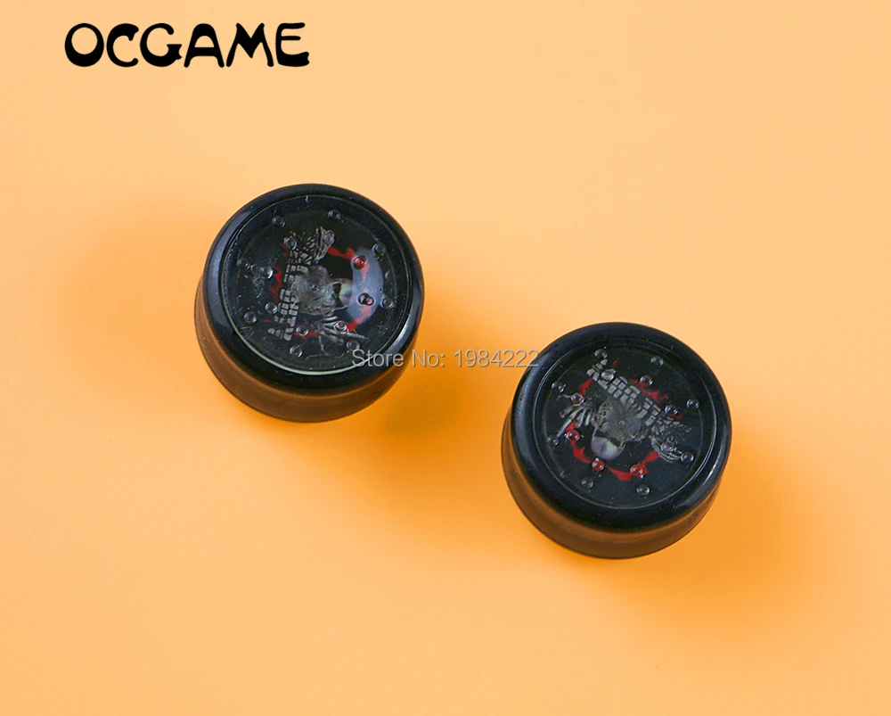 

OCGAME 4pcs =2sets High quality Jelly ProCap Grip Cap Covers Ghost Skull for Xbox One Controller Video Accessories