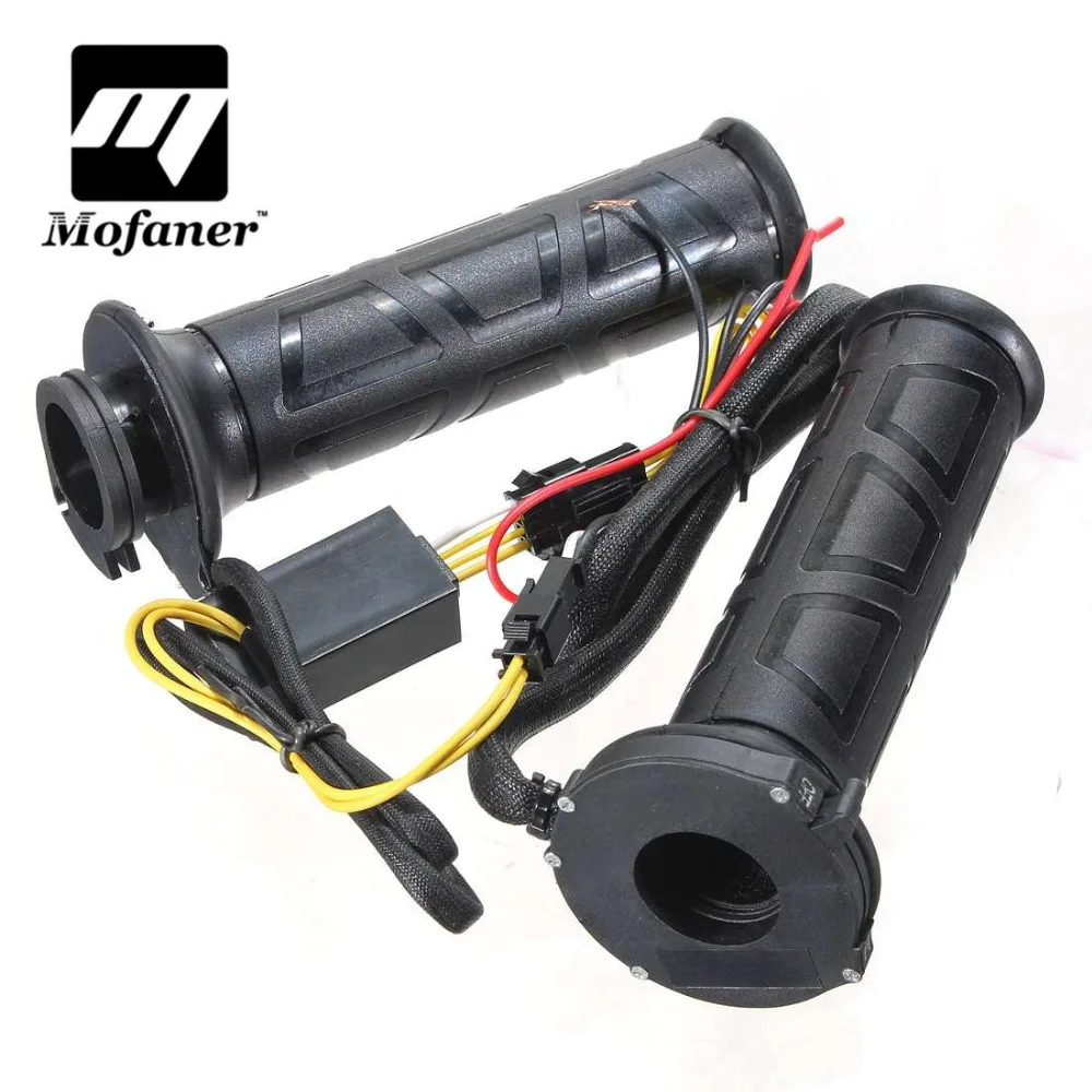 Buy 22mm Black 7/8 Inch Motos Motorcycle handlebar Electric Hot Heated Grips