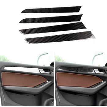 

Interior Carbon Fiber Window Door Panel Strip Trim Cover Sticker for Audi A4 B8 09-2016