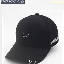 BBS005 Новое поступление Мужская бейсболка Корейская версия одноцветная регулируемая бейсболка с кольцами