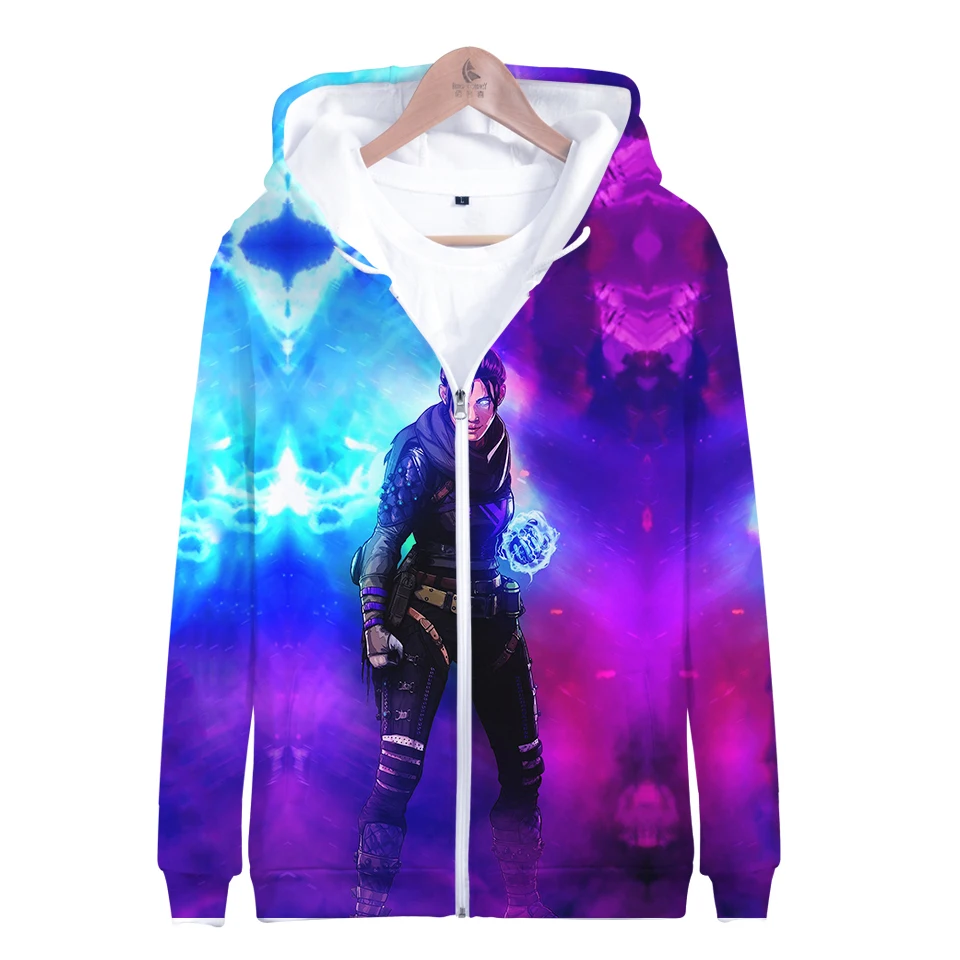 aikooki Men zipper Hoodies cotton Autumn Witcher 3D Fashion Hoodies Sweatshirt Regular Sweatshirt Hoodies Anime Clothes Plus