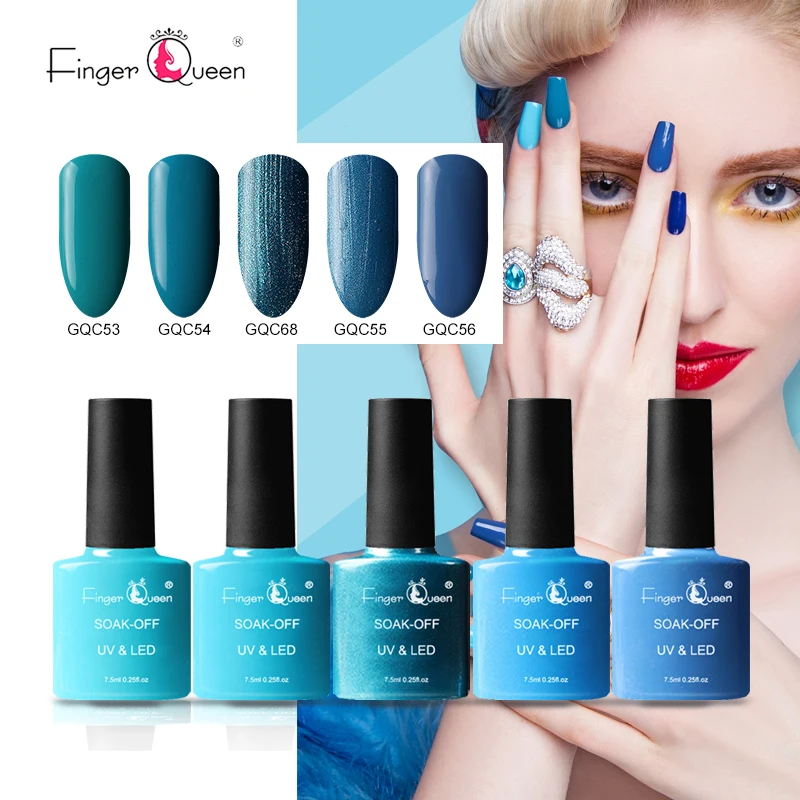 FingerQueen GQC01 известный бренд Стекло бутылка 22 Цвета 7,5 мл ногтей Книги по искусству ногтей Гель-лак магнит эффект УФ-светодиодный гель лак для ногтей Uv Gel