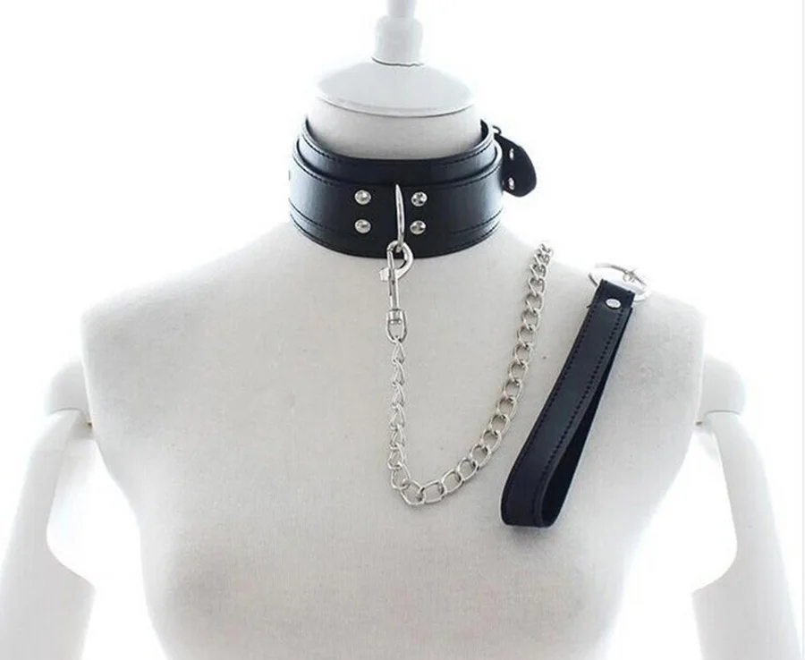 Buy Leather Sex Bdsm Bondage Collar Fetish Neck