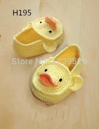 

new model Duck Duckling Crochet Baby Booties baby