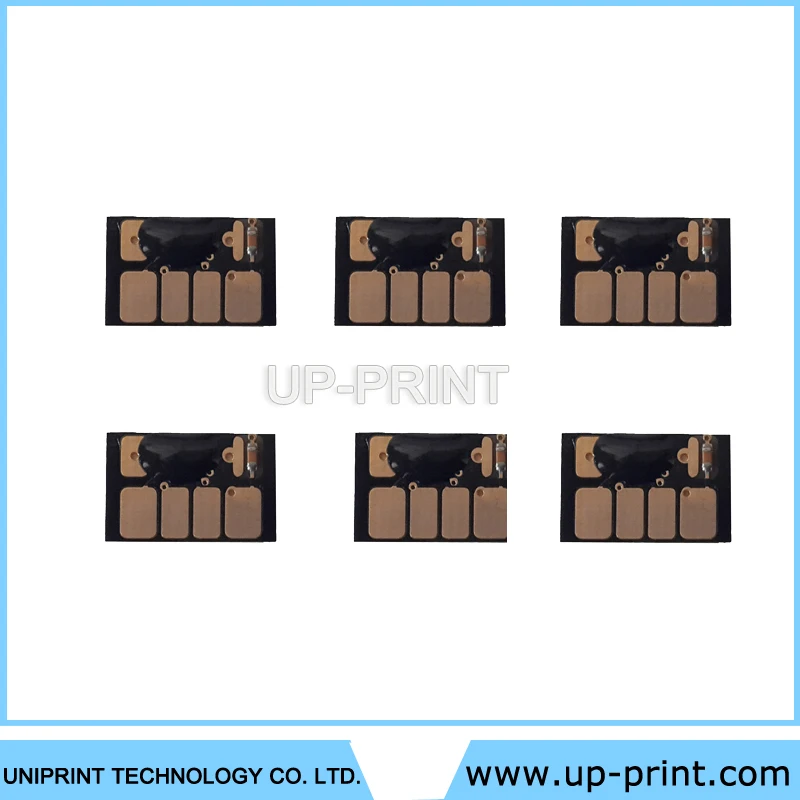 

UP 6PCS ARC Auto reset Chips compatible for HP DesignJet 130 30 90 for ink cartridge and ciss