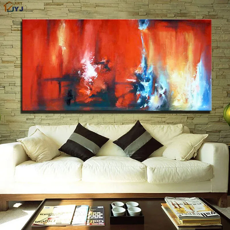 

JYJ 60X120CM Huge Size 100% Hand painted Modern Abstract Oil Painting on Canvas Wall Art Gift Home Decoration No Framed SL078