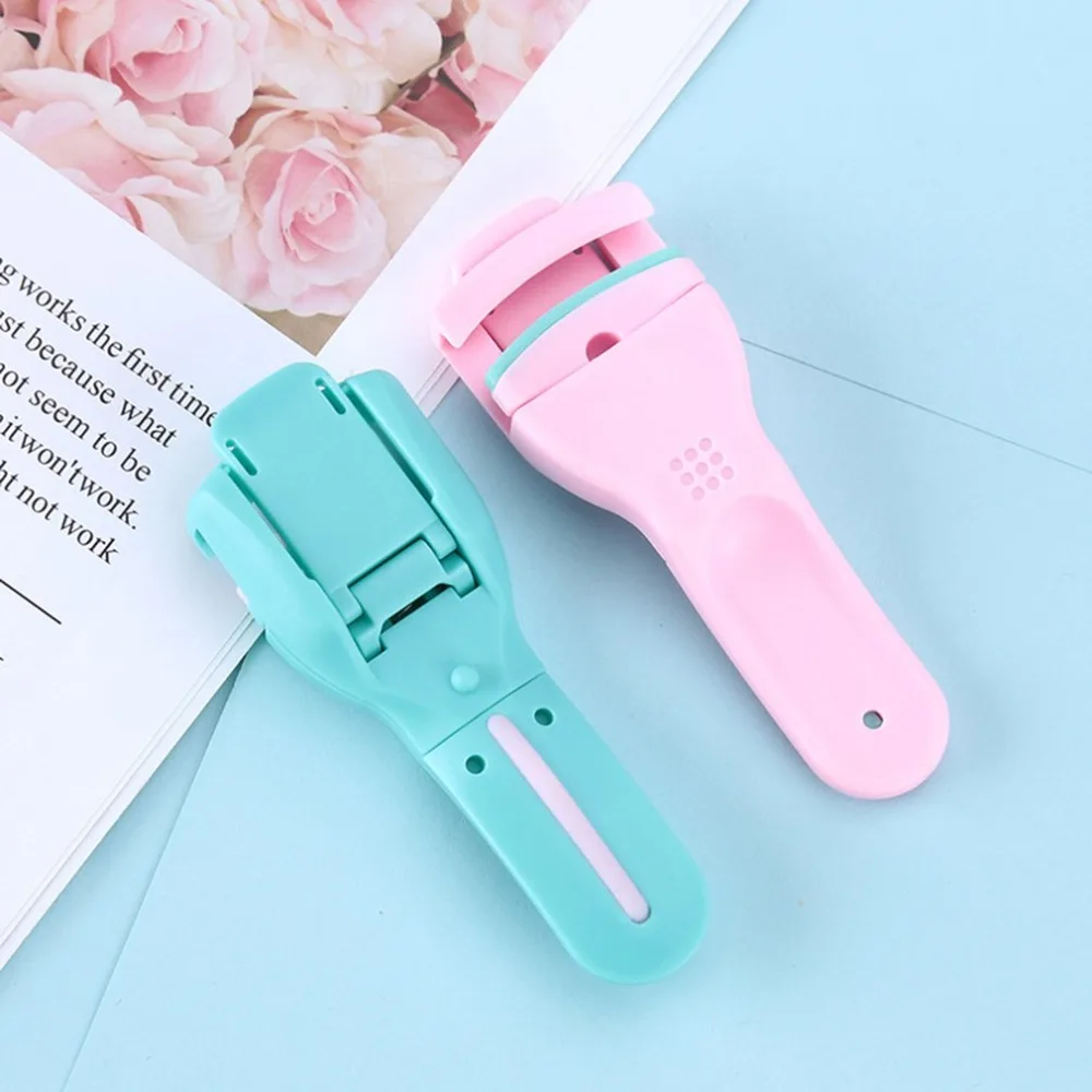 

Makeup Tools Eyelash Curler Plastic Portable Eye Lash Clip Natural Curling 3D Fiber Eyelashes Applicator Eye Make up