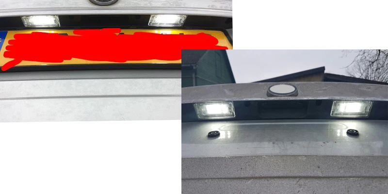 Светодиодный светильник номерного знака для BMW E46 4D Sedan 5D touring(98-05) 7000k белый Автомобильный задний номерной знак
