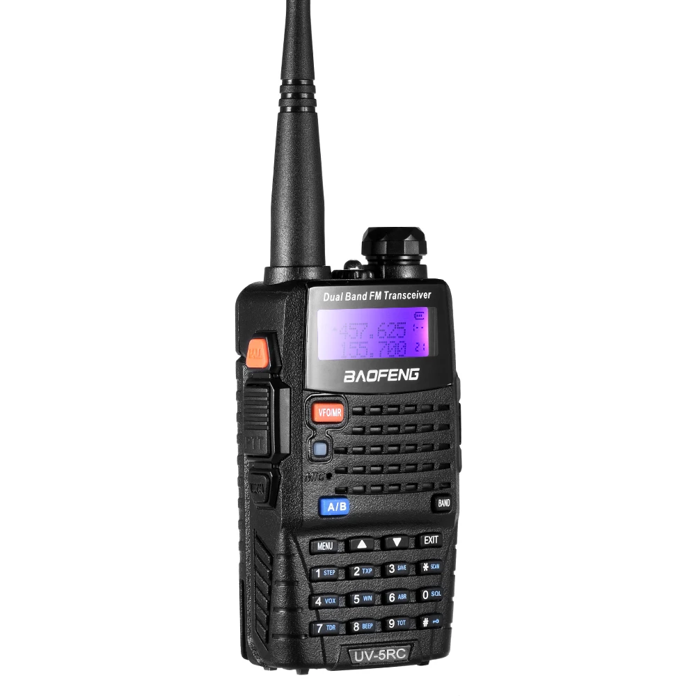 BaoFeng UV-5RC Updated Version Walkie Talkie UHF VHF Dual Band Two Way Radio 5r Handheld Walky Talky Ham CB Radio Commmunicator