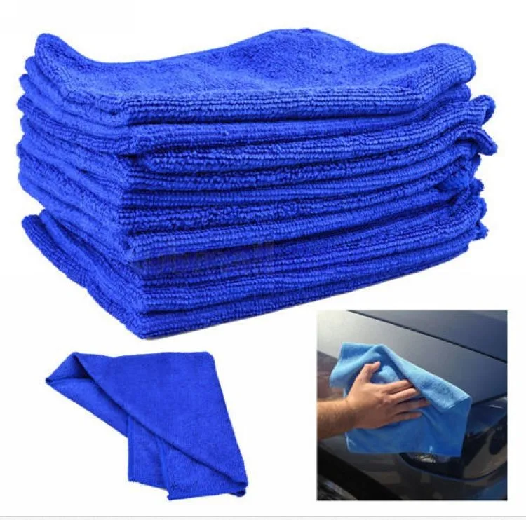 10Pcs Ultra Soft Car Washing Cloth Car Home Office Microfiber Cleaning