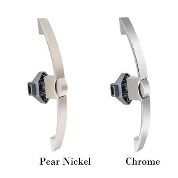 

Universal Caravan Camper Van Furniture Kitchen Cabinet Drawer Handle Lock Chrome 128 hole distance pearl chrome