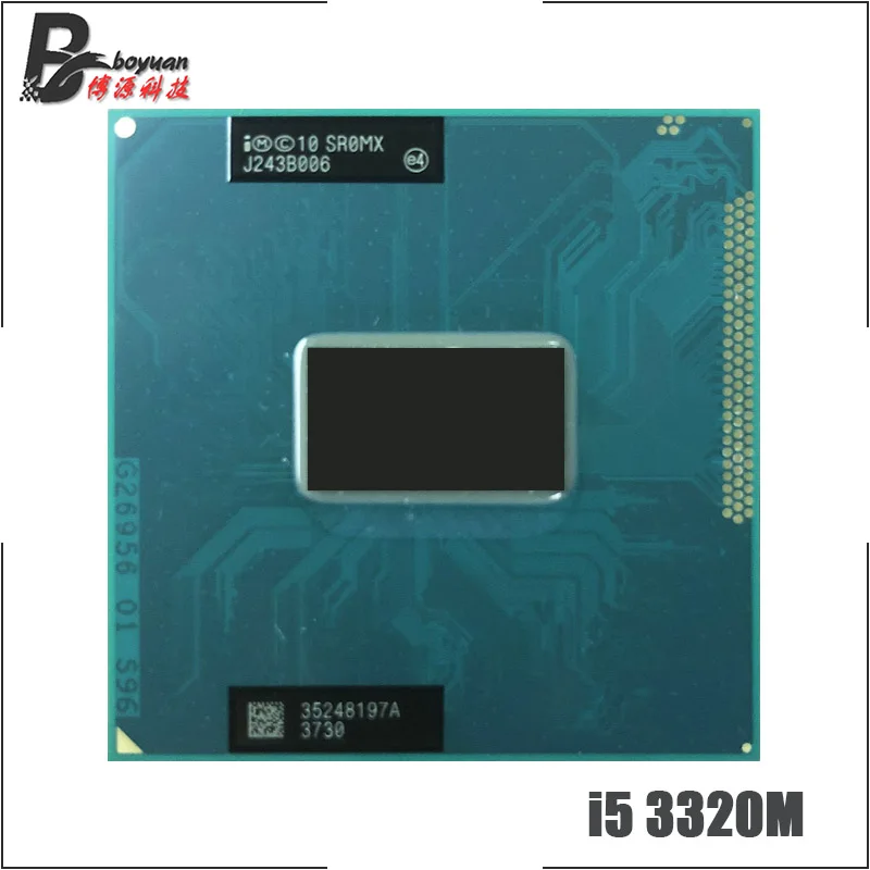 Intel Core i5-3320M i5 3320M SR0MX 2,6 ГГц двухъядерный процессор Quad-нить Процессор процессор 3 м 35 Вт Разъем G2/rPGA988B