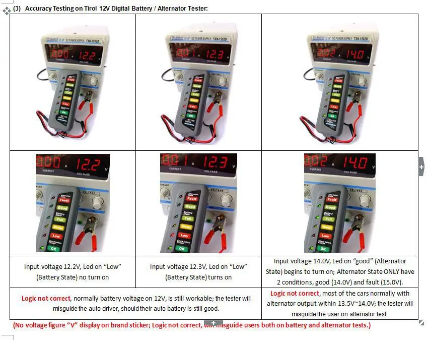 Машины система зарядки анализатора 12 В автомобиля Батарея Генератор тестер автомобиля 12 В Батарея тестер инструмент диагностики