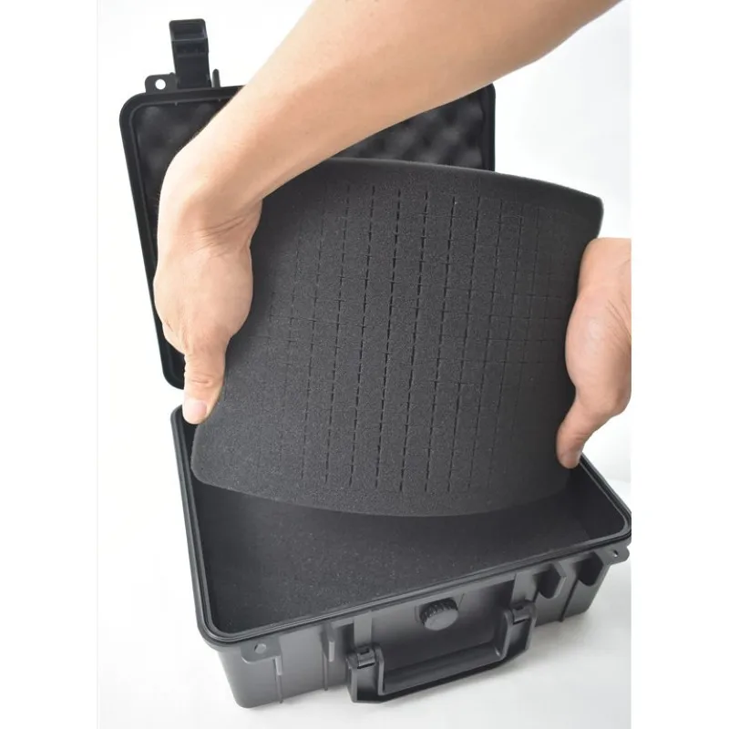 280x240x130mm Safety Instrument Tool Box ABS Plastic Storage Toolbox Equipment Tool Case Outdoor Suitcase With Foam Inside small tool chest