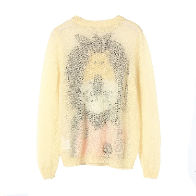 Animal elastic knit loose pullovers thin sweater shirts 2018 new long sleeve women autumn sweater Animal elastic knit loose pullovers thin sweater shirts 2018 new long sleeve women autumn sweater