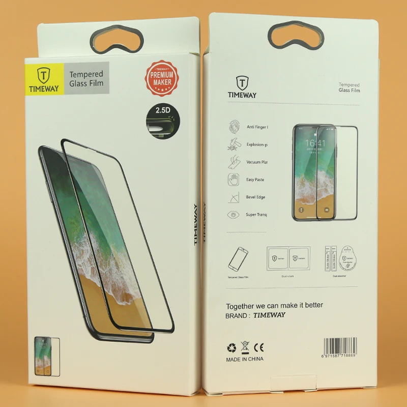 Ультратонкое закаленное стекло для iphone 6 6S Plus 7 8 X 0 15 мм 2.5D Защитная пленка экрана