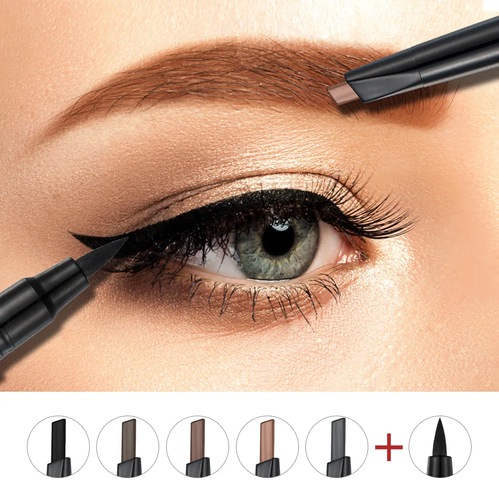 Huamianli 5 цветов make up карандаш Карандаш для глаз Водонепроницаемый бровей Красота Pen