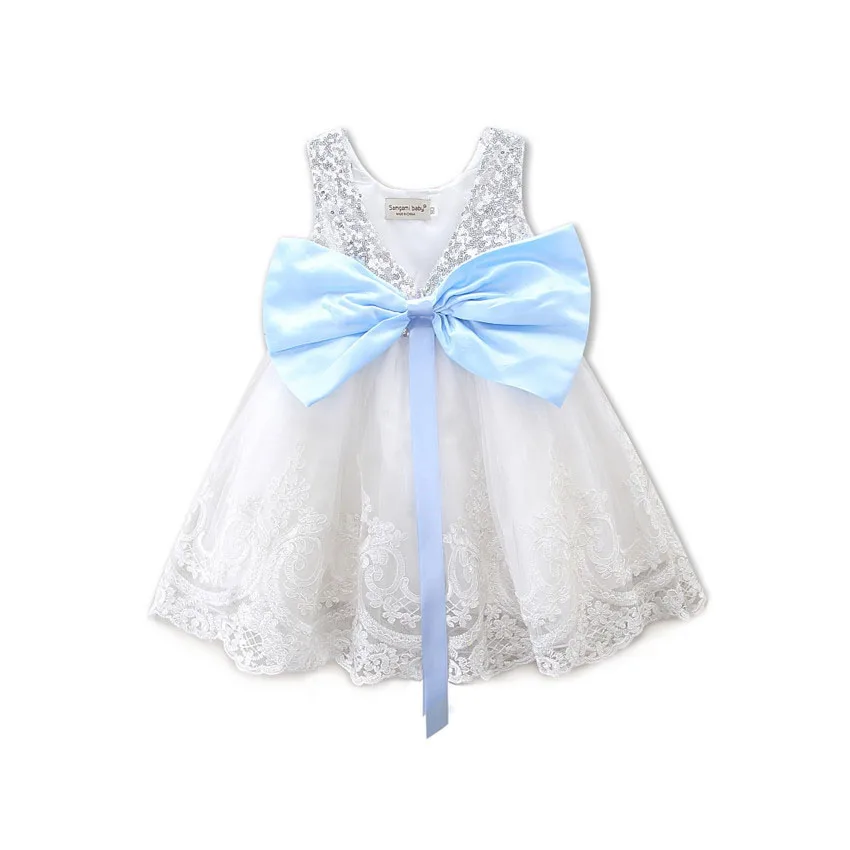 

Oklady 2019 Princess Baby Kids Girl Bowknot Lace Floral Dress Christmas Party Formal