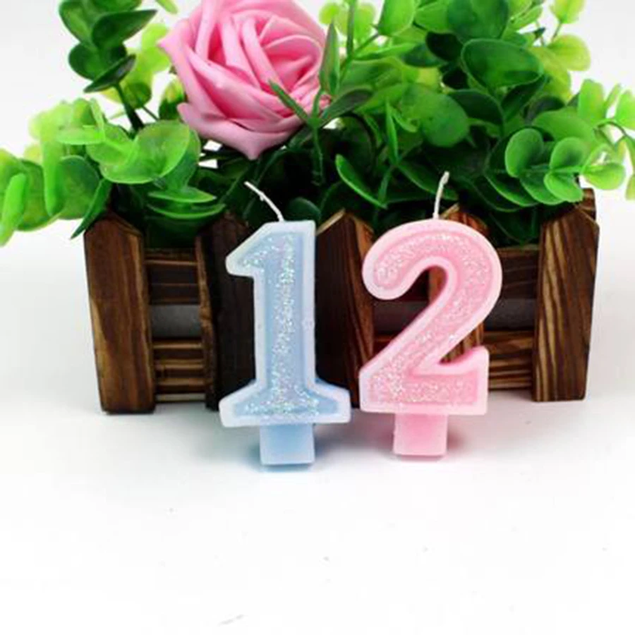 Digital Decorative Candles Cake Children Bougies Et Chandelles