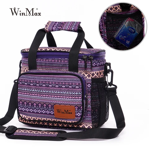 Bolsas de Almoço Bolsa de Almoço Winmax Feminino Portátil Funcional Isolado Caixa Térmica Alimentos Frescos Manter Piquenique Refrigerador Viagem Totes 2020