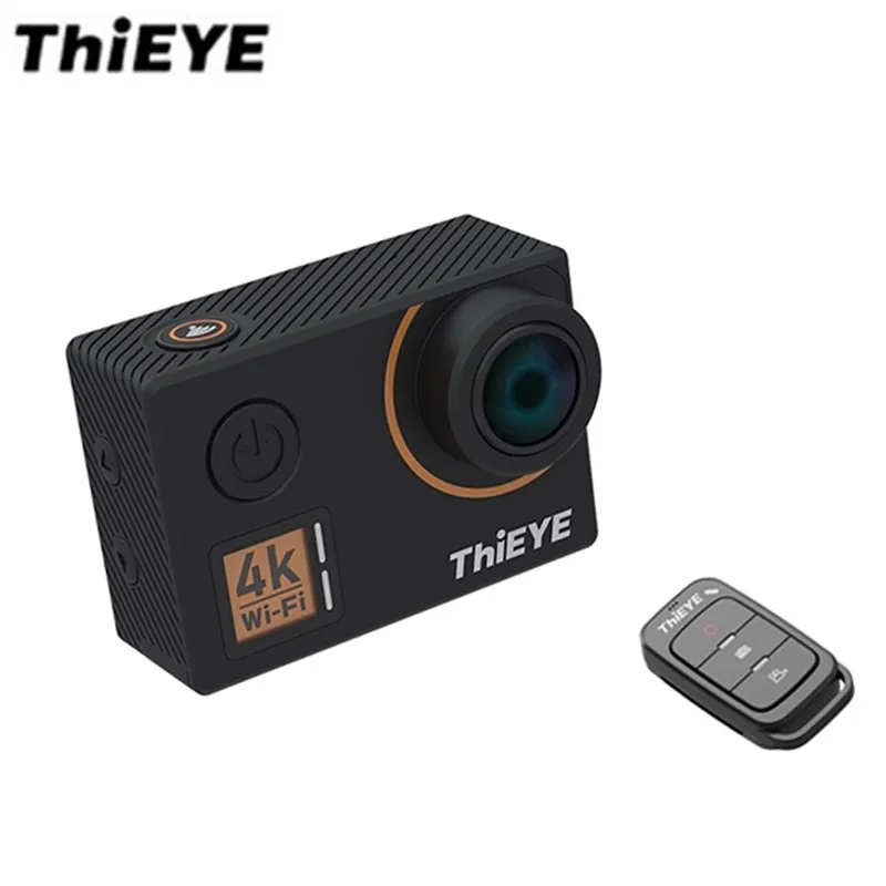 

ThiEYE T5 Edge Native 4K 30fps Sports WiFi With Voice Commands Remote Control HD Waterproof Gyro Stabilizer 14MP Action Camera