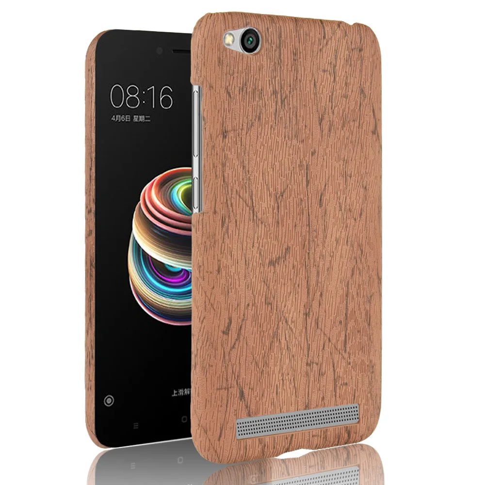 Woodern Skin Retro Leather Case For XiaoMi RedMi 5A Luxury Cover Hard Shell On Xiao Mi Red Phone Cases Fundas Bag |