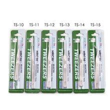 Vetus 6 шт./партия TS10 TS-11 TS-12 TS-13 TS-14 TS-15 высокие эластичные кислот и щелочей стойкая к механическому воздействию нержавеющая сталь пинцет