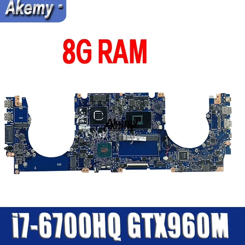 Для For Asus N501VW N501V G501V G501VW материнская плата для ноутбука тест оригинальная 8G RAM i7