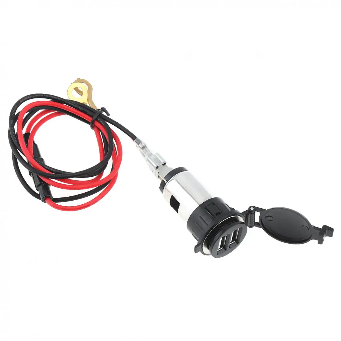 12V водонепроницаемый универсальный мотоцикл прикуриватель gps USB разъем питания Автомобильное зарядное устройство