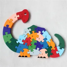 Новые Развивающие игрушки Детские динозавры деревянные игрушки детские 3d Пазлы Детские пазлы Brinquedo