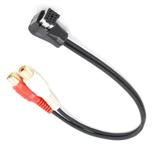 5 x Car Radio Audio IP-Bus Port AUX Input RCA Cable for Pioneer