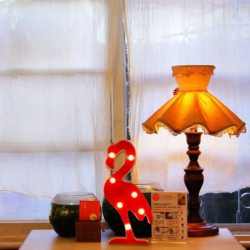 Хорстен INS Фламинго светодиодный ночной Светильник облако 3D знак ананас кактус настольная лампа Батарея работает для детей подарок декор