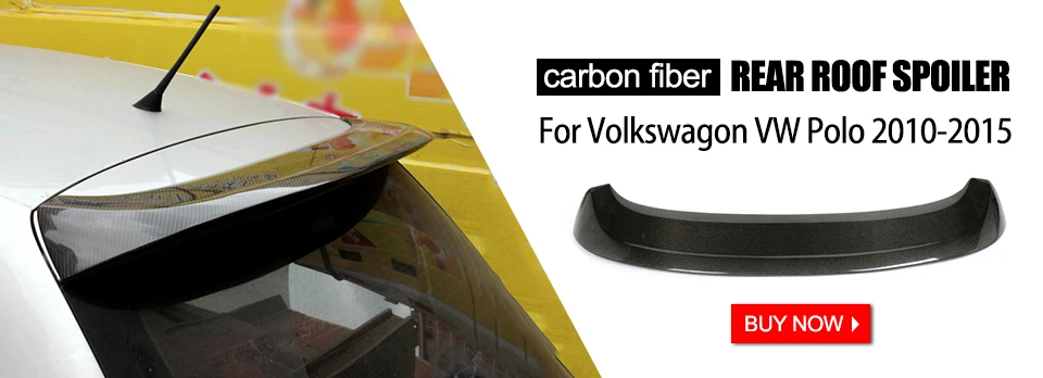 Карбоновое волокно/FRP передний бампер для губ спойлер фартуки подходит для VW Polo 6R Non GTI бампер 2011-2013