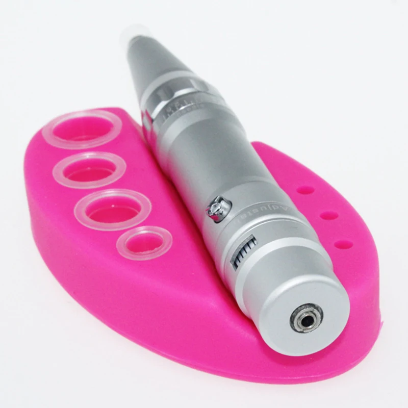 Oval Silicone Tattoo Tool Holder Stand For Microblading Pigment Ink Cup Machine Permanent Makeup Tattoo Accessories  suplies 1
