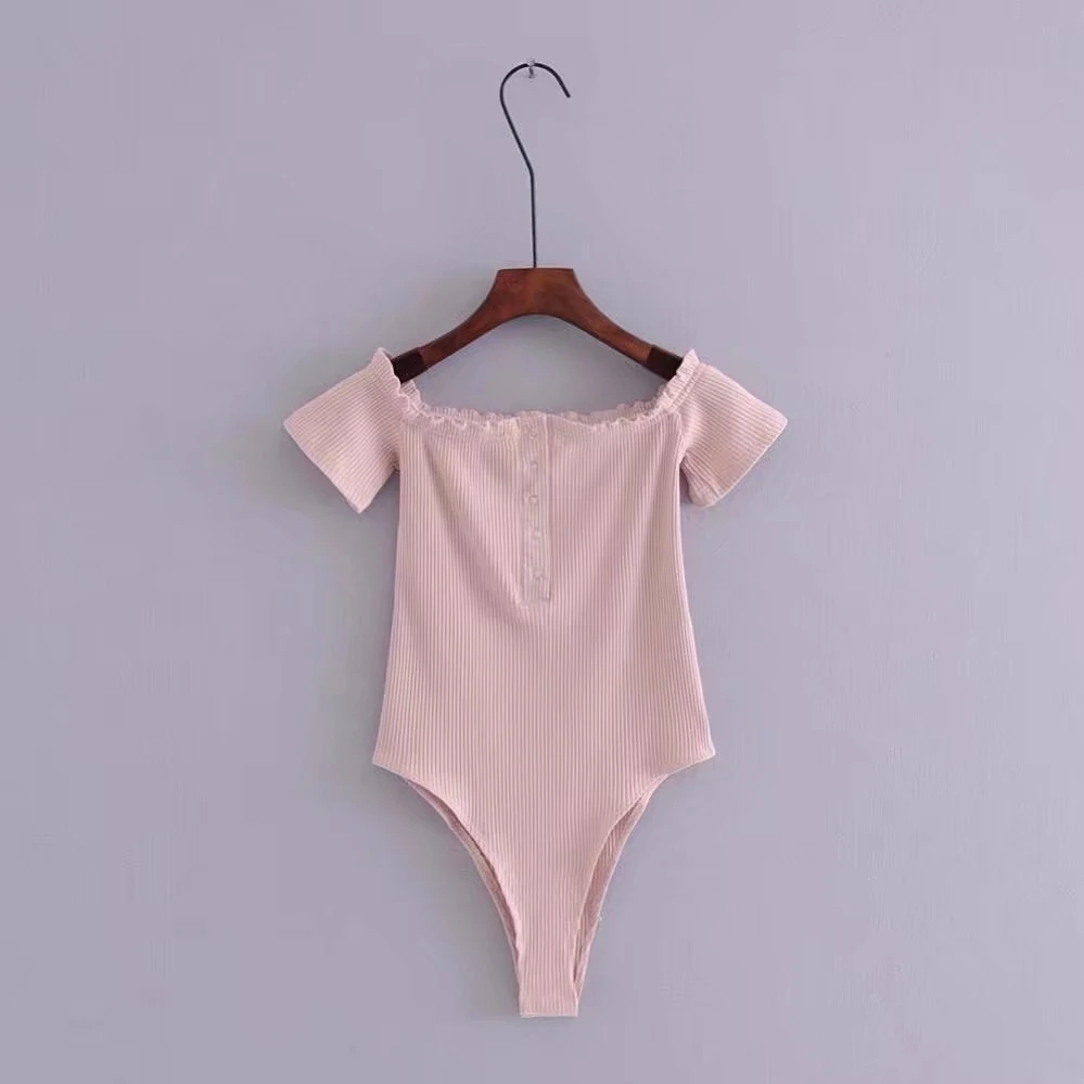 المرأة قصيرة الأكمام قبالة الكتف بسط ارتداءها Bodycon قمم القطع الرقبة مثير داخلية النساء وزرة حللا المرأة قصيرة الأكمام قبالة الكتف بسط ارتداءها Bodycon قمم القطع الرقبة مثير داخلية النساء وزرة حللا