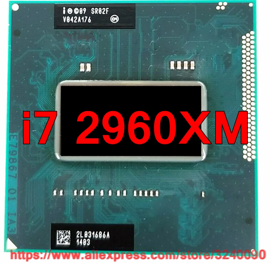 Оригинальный процессор lntel Core i7 2960xm SR02F (8M кэш/2 7 ГГц-3 ГГц/четырехъядерный)