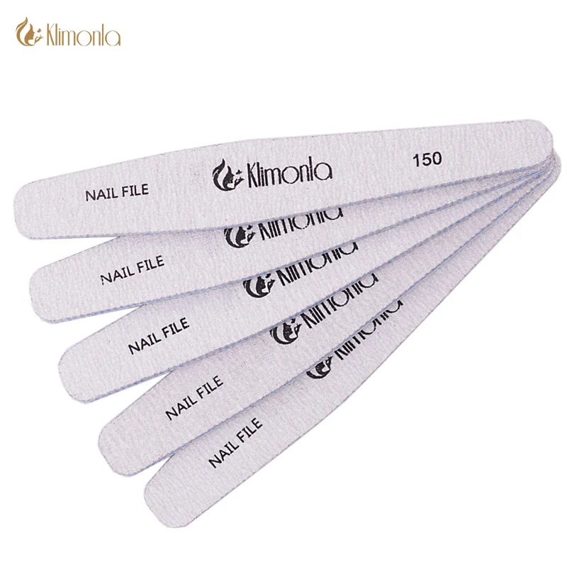

10Pcs Zebra Curve Nail Files Blue blok vijl Gray lixa de unha 150 professional nails tools for Salon or DIY nails accessoires