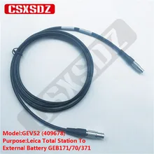 Электронный Тахеометр Leica Мощность кабель GEV52 409678 кабель для Электронный тахеометр Leica к GEB171/70/371 внешний источник питания