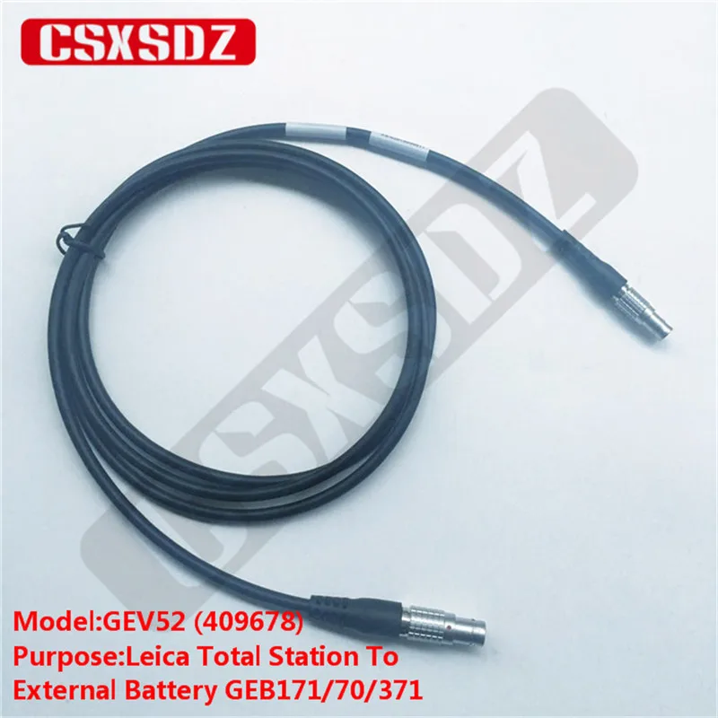 

NEW Leica Total Station Power Cable GEV52 409678 Cable For Leica Total Station To GEB171/70/371 External power supply